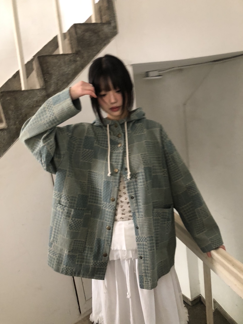 FLASH直郵韓國代購㊣女裝新品25春夏推薦時尚休閑人氣夾克連帽FLASH夾克