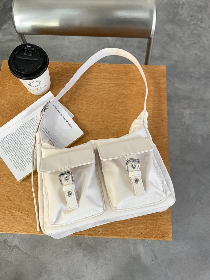 OPPA韓國㊣直郵東大門代購女裝新品25春夏休閑單肩斜跨包腰帶OPPA單肩/斜跨包