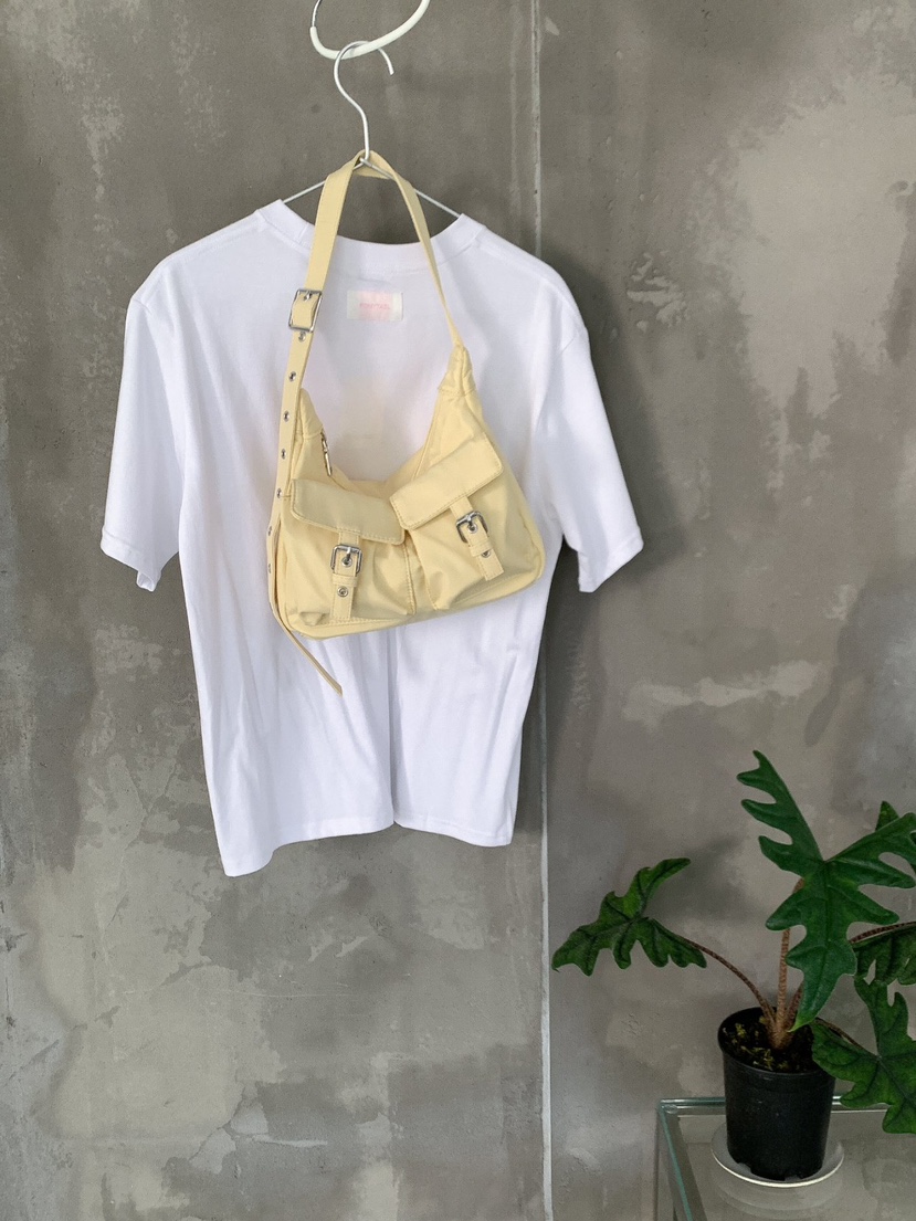 OPPA韓國㊣直郵東大門代購女裝新品25春夏休閑單肩斜跨包腰帶OPPA單肩/斜跨包