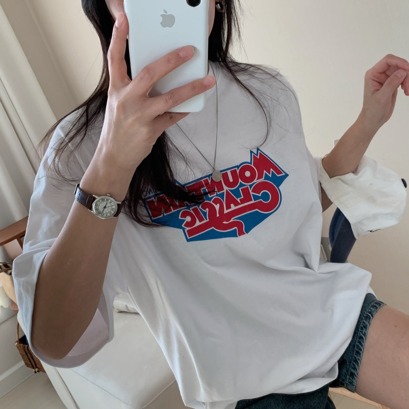 HELLO JINI韓國直郵㊣東大門實拍女裝新品人氣推薦休閑T恤HELLO JINIT恤