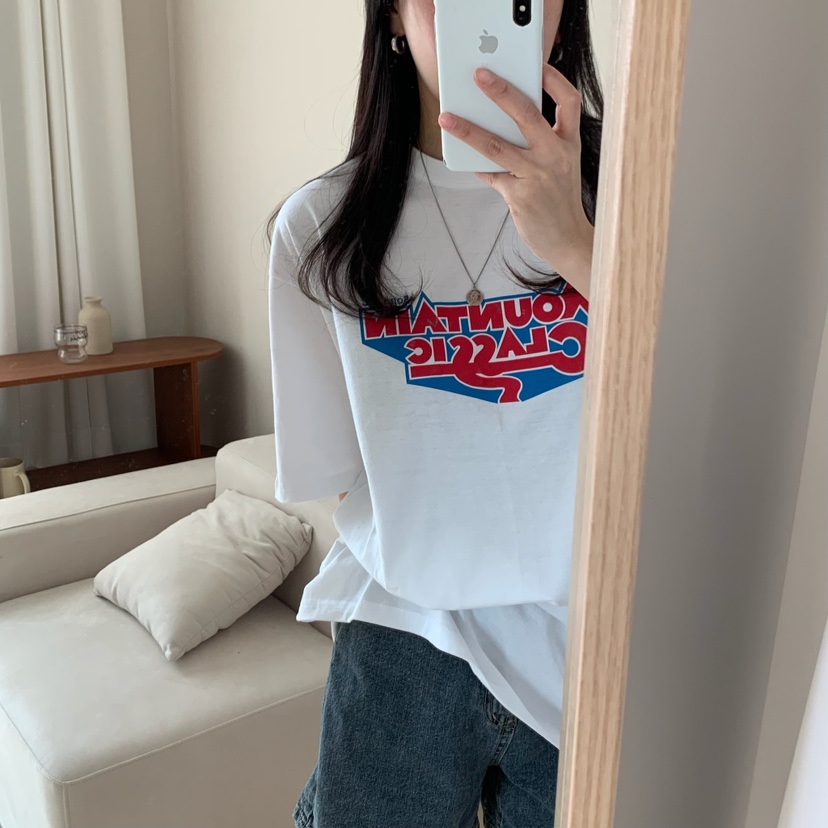 HELLO JINI韓國直郵㊣東大門實拍女裝新品人氣推薦休閑T恤HELLO JINIT恤