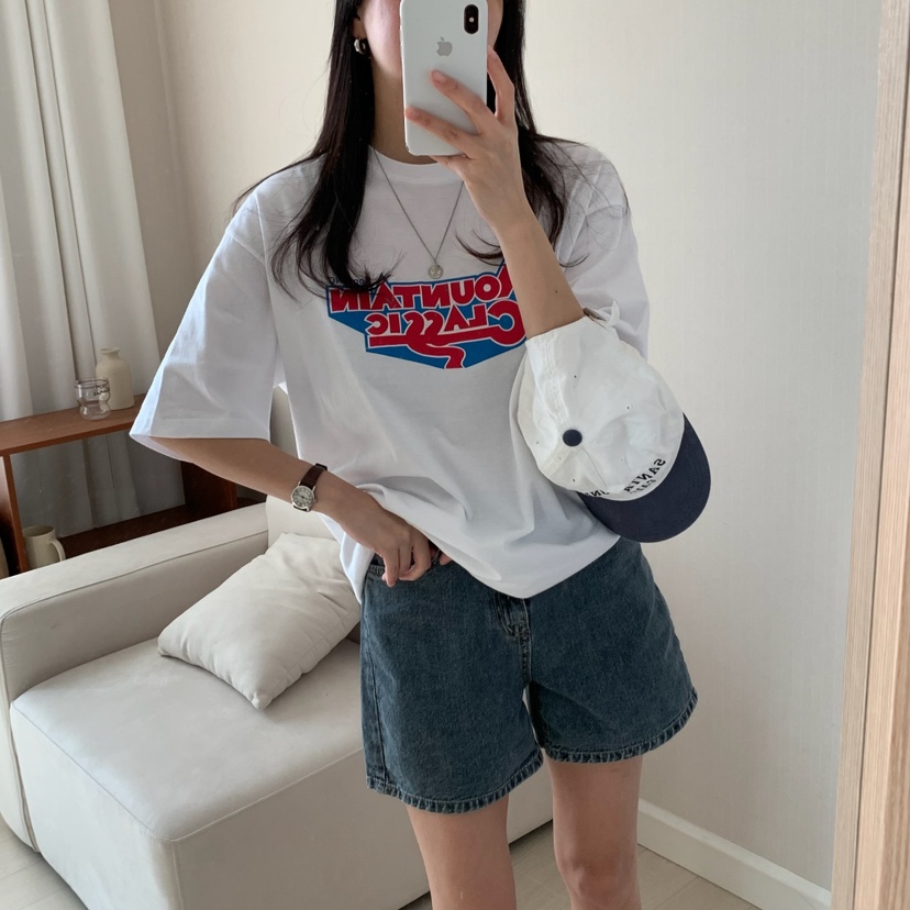 HELLO JINI韓國直郵㊣東大門實拍女裝新品人氣推薦休閑T恤HELLO JINIT恤