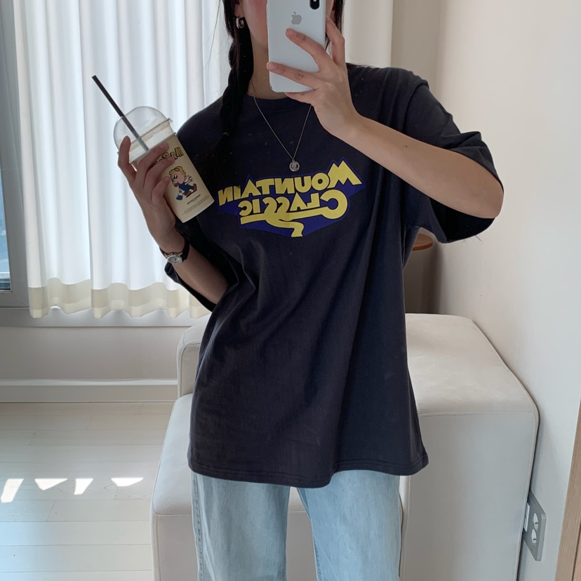 HELLO JINI韓國直郵㊣東大門實拍女裝新品人氣推薦休閑T恤HELLO JINIT恤