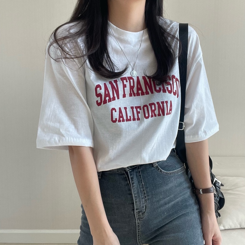HELLO JINI韓國㊣直郵東大門代購女裝新品人氣休閑時尚T恤HELLO JINIT恤