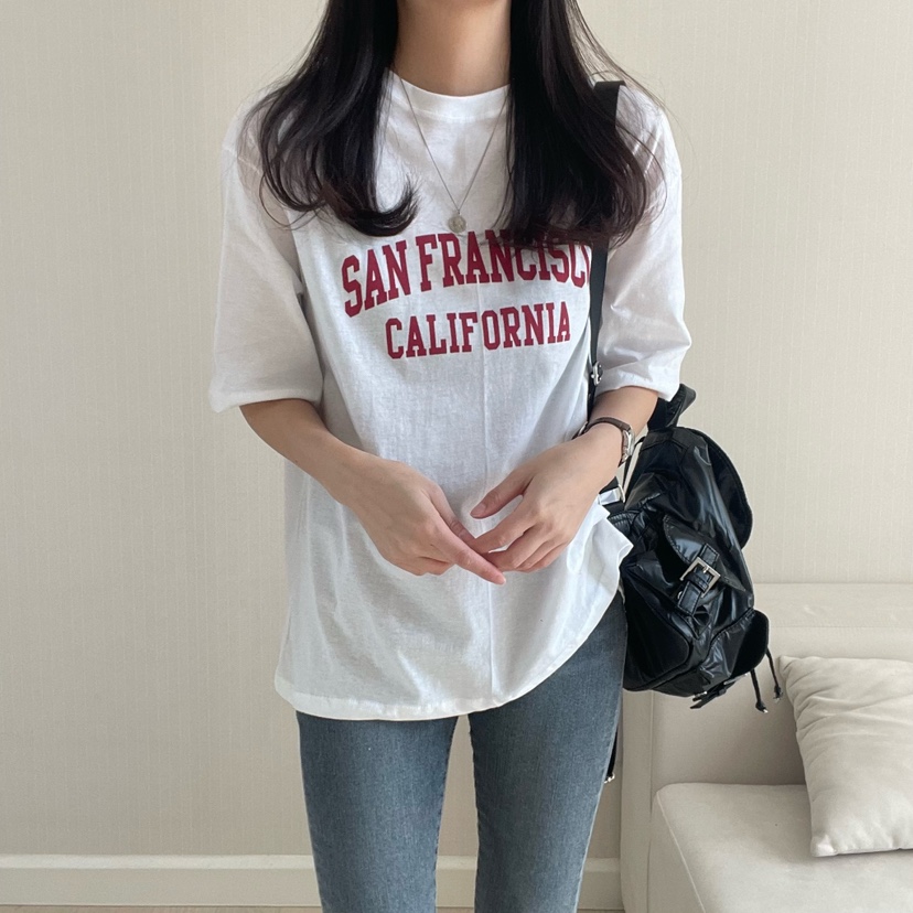 HELLO JINI韓國㊣直郵東大門代購女裝新品人氣休閑時尚T恤HELLO JINIT恤