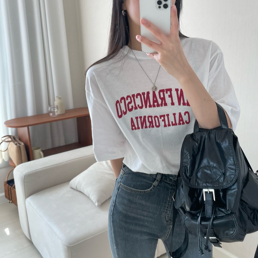 HELLO JINI韓國㊣直郵東大門代購女裝新品人氣休閑時尚T恤HELLO JINIT恤