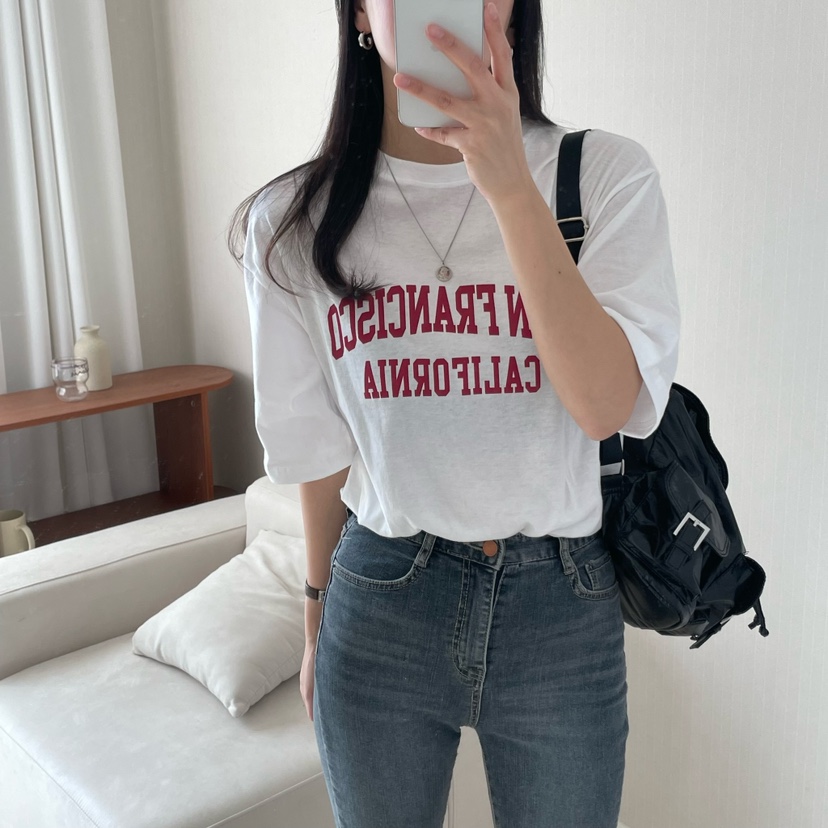 HELLO JINI韓國㊣直郵東大門代購女裝新品人氣休閑時尚T恤HELLO JINIT恤