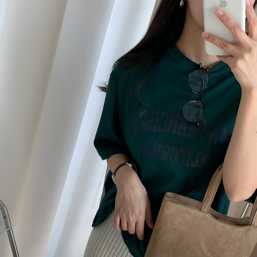 HELLO JINI韓國㊣直郵東大門代購女裝新品人氣休閑時尚T恤HELLO JINIT恤