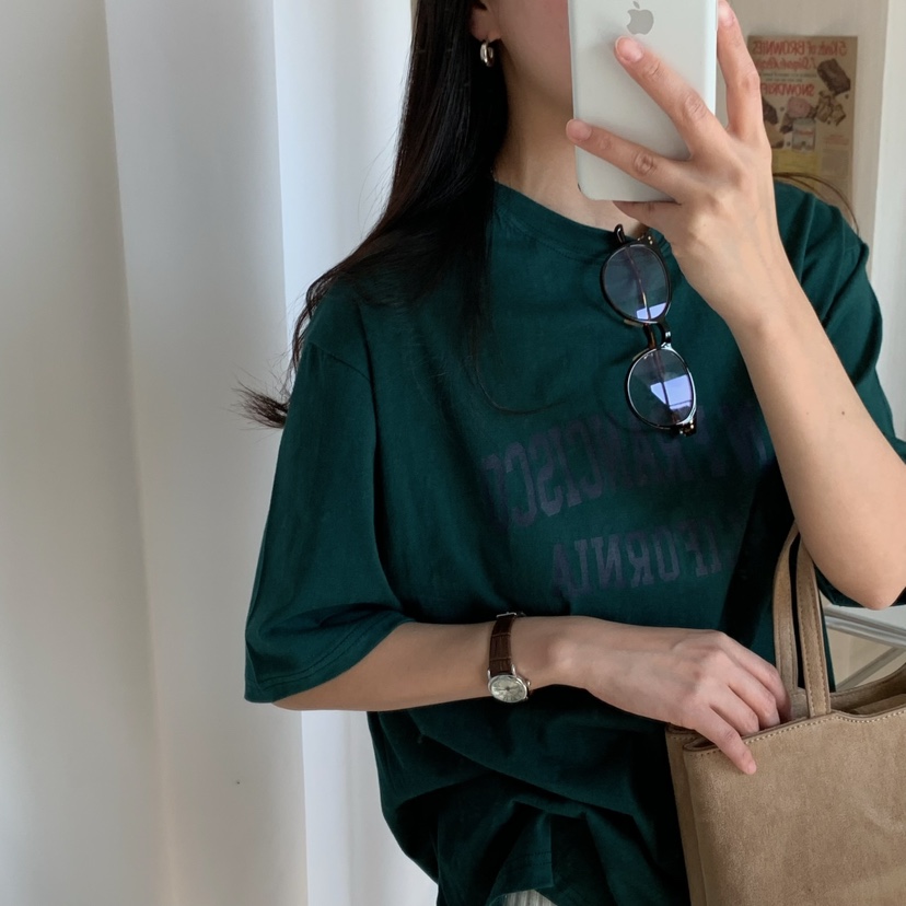 HELLO JINI韓國㊣直郵東大門代購女裝新品人氣休閑時尚T恤HELLO JINIT恤