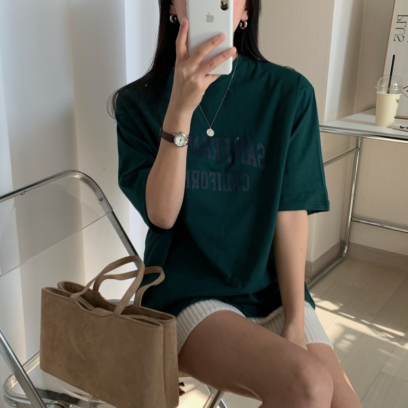 HELLO JINI韓國㊣直郵東大門代購女裝新品人氣休閑時尚T恤HELLO JINIT恤