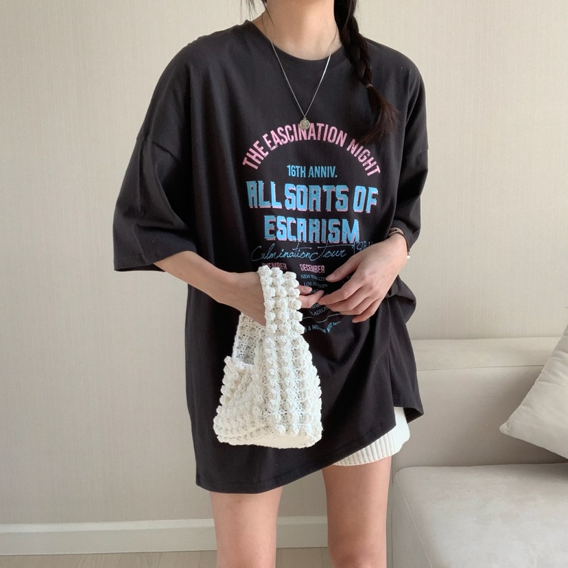 HELLO JINI韓國直郵㊣東大門實拍女裝新款休閑職業時尚T恤HELLO JINIT恤