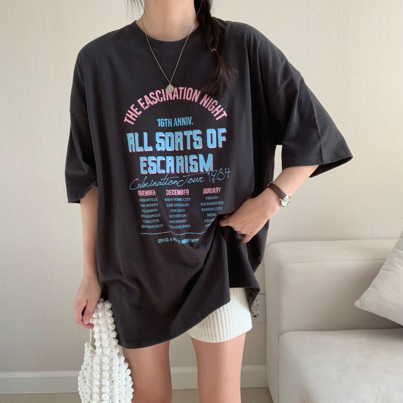 HELLO JINI韓國直郵㊣東大門實拍女裝新款休閑職業時尚T恤HELLO JINIT恤