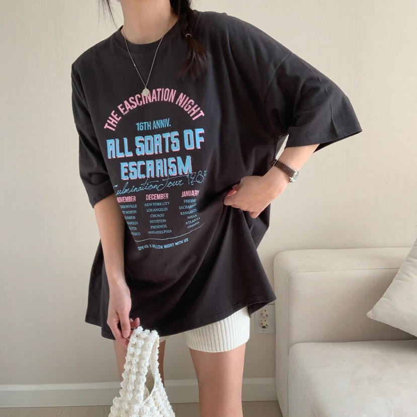HELLO JINI韓國直郵㊣東大門實拍女裝新款休閑職業時尚T恤HELLO JINIT恤