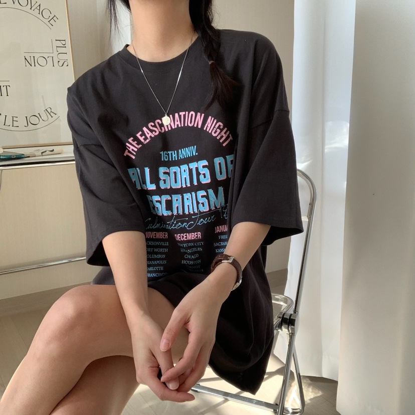 HELLO JINI韓國直郵㊣東大門實拍女裝新款休閑職業時尚T恤HELLO JINIT恤