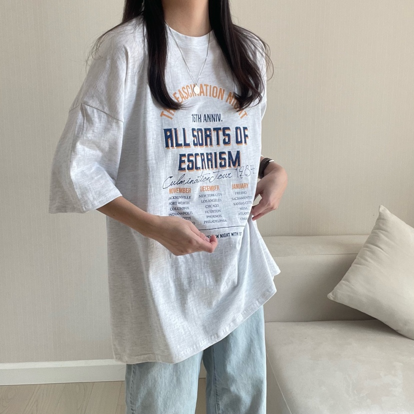 HELLO JINI韓國直郵㊣東大門實拍女裝新款休閑職業時尚T恤HELLO JINIT恤