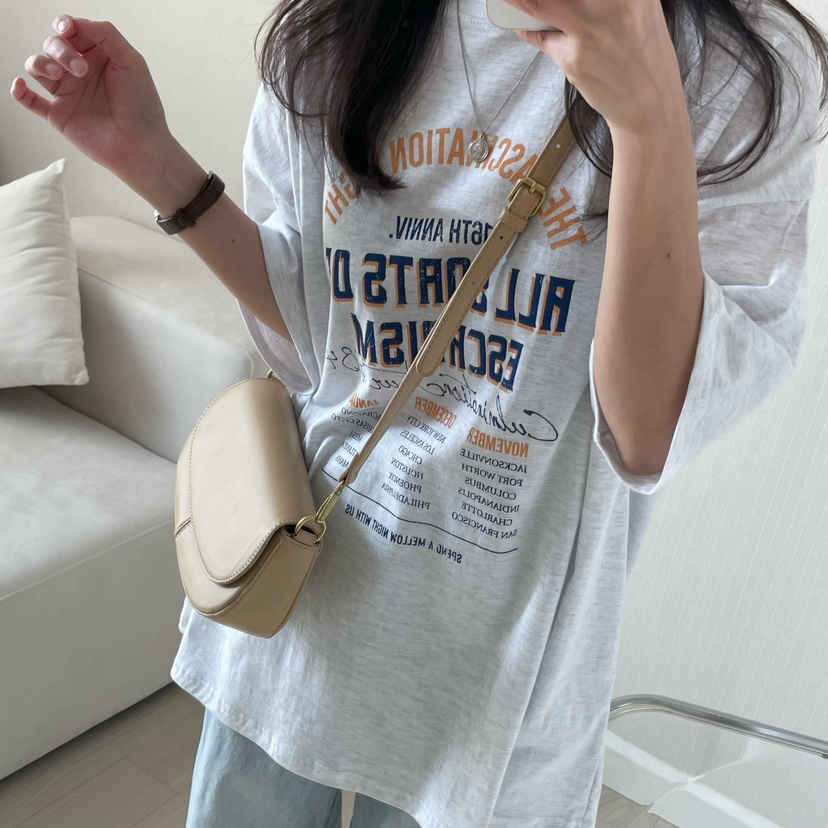 HELLO JINI韓國直郵㊣東大門實拍女裝新款休閑職業時尚T恤HELLO JINIT恤