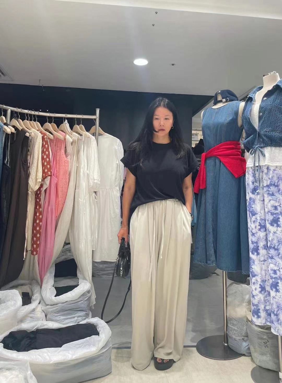 CELLONA韓國直郵㊣東大門實拍女裝新品時尚休閑25春夏休閑褲柔軟CELLONA休閑褲
