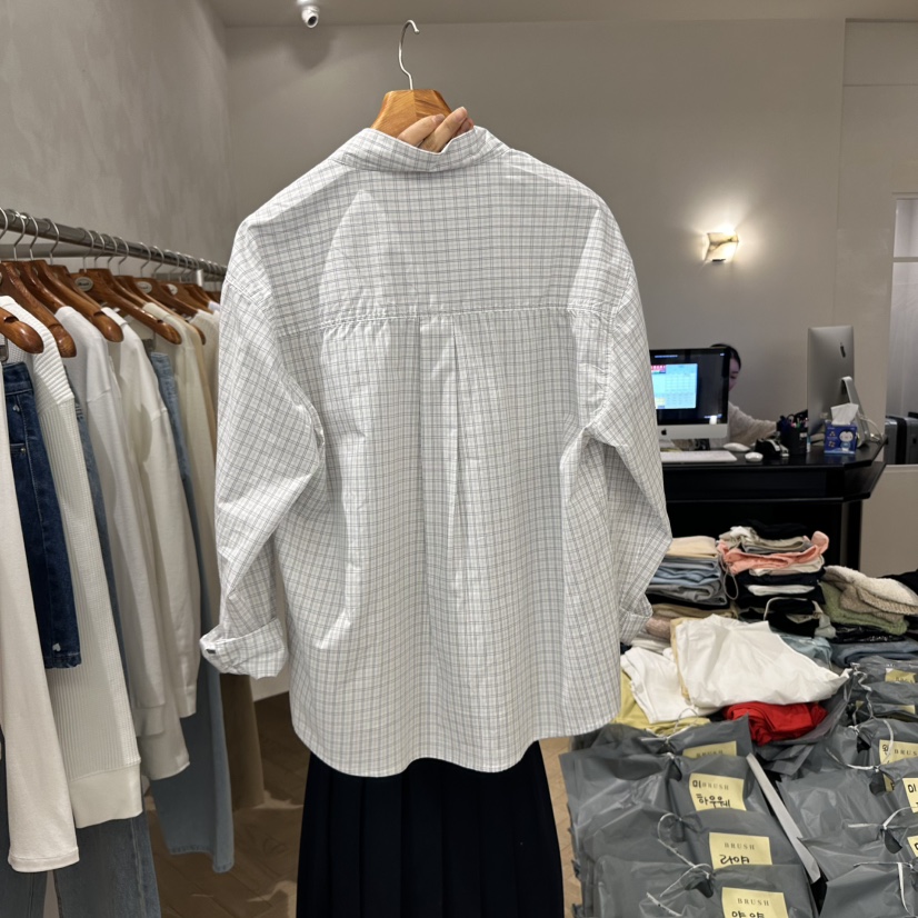 BRUSH-P韓國直郵㊣東大門實拍女裝新品休閑人氣襯衫蕾絲衫BRUSH-P襯衫/蕾絲衫
