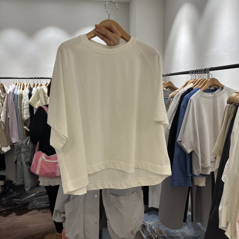 EPIC-S韓國直郵㊣女裝新品休閑人氣時尚推薦職業熱賣25春夏T恤EPIC-ST恤圖色2