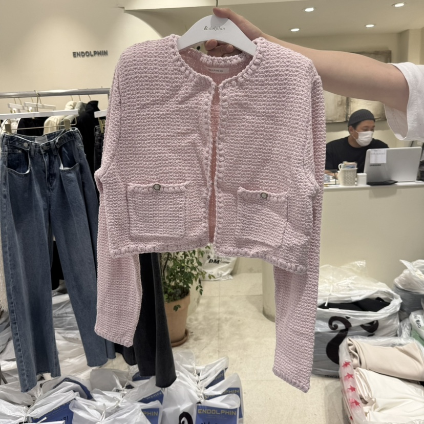 ENDOLPHIN韓國直郵㊣女裝新品推薦25春夏休閑職業人氣熱賣夾克ENDOLPHIN夾克圖色1