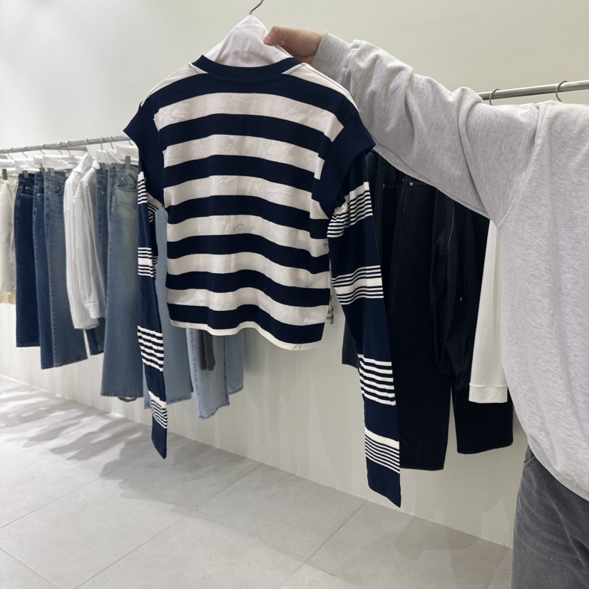 ARTISANAL韓國直郵㊣女裝新款25春夏職業時尚推薦休閑長袖T恤ARTISANAL長袖T恤