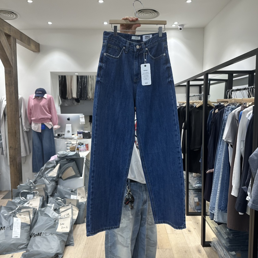 BRUNI/RICOTTA直郵韓國代購㊣女裝新品熱賣人氣休閑牛仔褲BRUNI/RICOTTA牛仔褲圖色1
