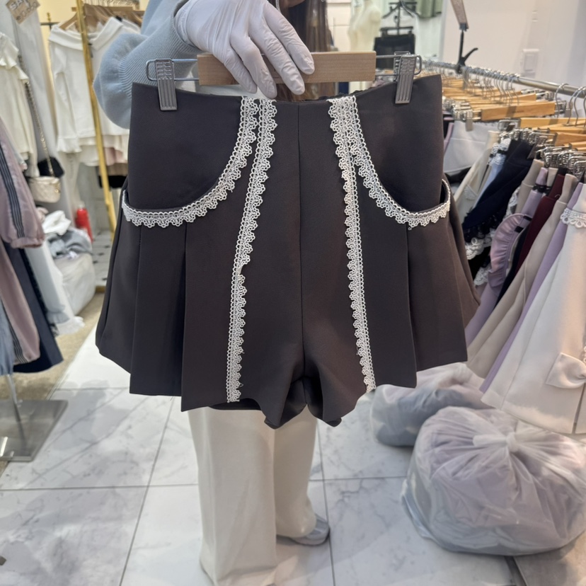 PAPA直郵韓國代購㊣女裝新品職業25春夏推薦熱賣裙褲三件套PAPA裙褲圖色2