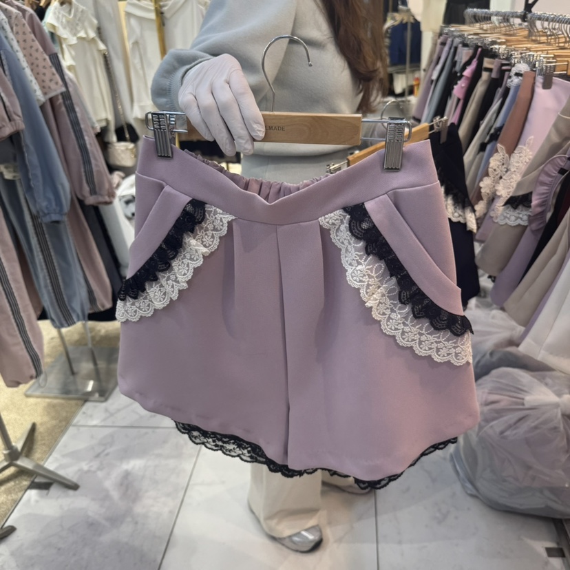 PAPA直郵韓國代購㊣女裝新品時尚人氣休閑25春夏職業推薦裙褲PAPA裙褲圖色2