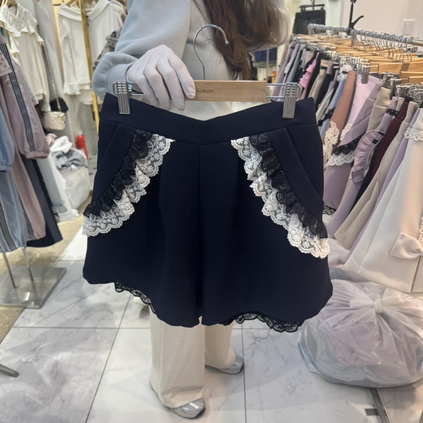 PAPA直郵韓國代購㊣女裝新品時尚人氣休閑25春夏職業推薦裙褲PAPA裙褲圖色3