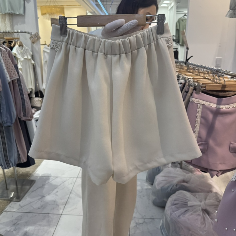 PAPA直郵韓國代購㊣女裝新品職業熱賣25春夏時尚休閑人氣裙褲PAPA裙褲