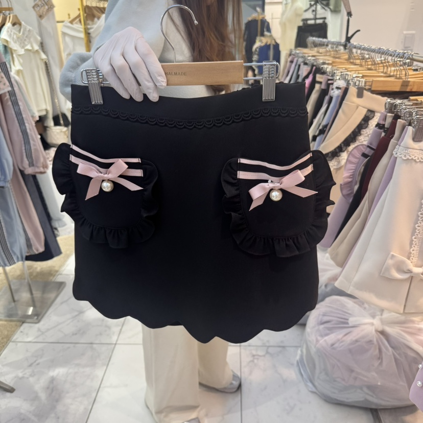 PAPA直郵韓國代購㊣女裝新品25春夏休閑職業時尚推薦人氣裙褲PAPA裙褲圖色3