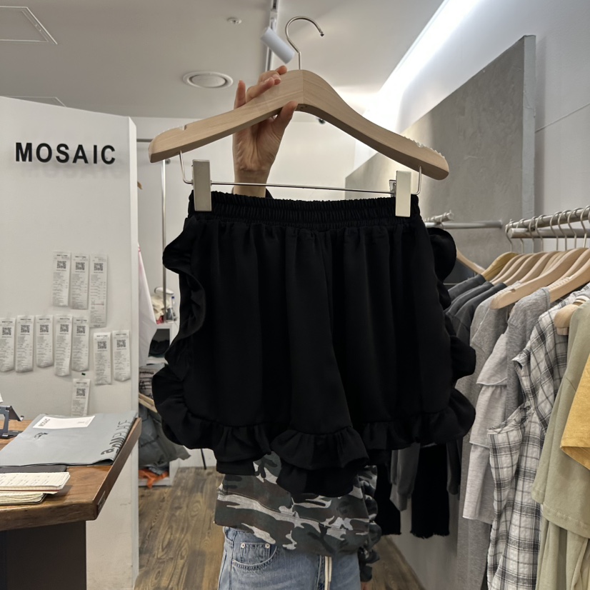 MOSAIC韓國直郵㊣東大門實拍女裝新品職業人氣25春夏短褲柔軟MOSAIC短褲圖色2