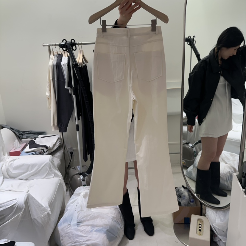 AVECNOUS韓國直郵㊣女裝新品推薦時尚休閑職業人氣25春夏休閑褲AVECNOUS休閑褲