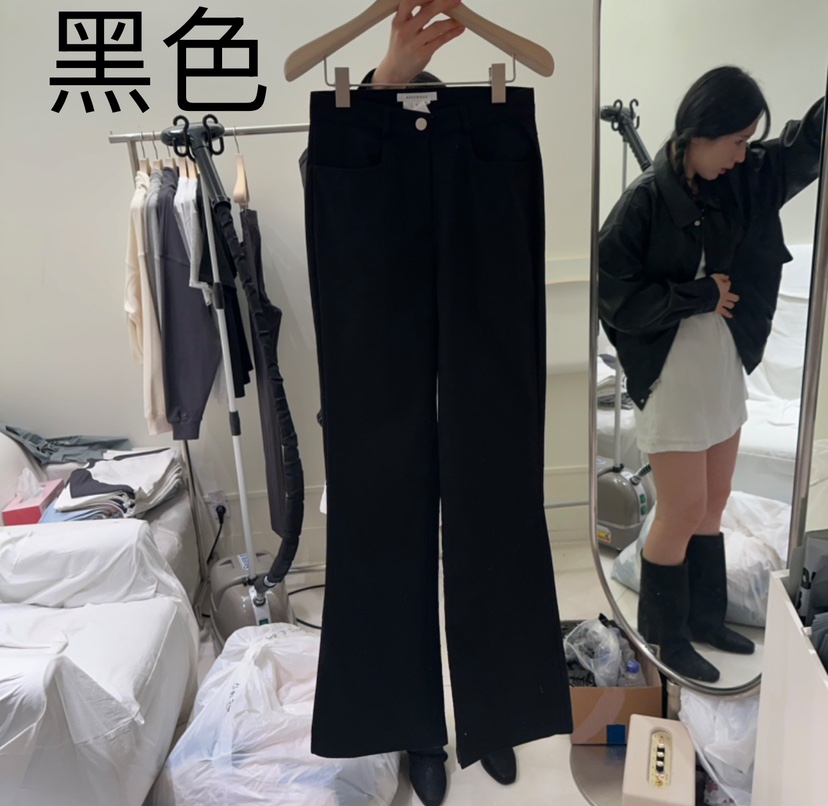 AVECNOUS韓國直郵㊣女裝新品推薦時尚休閑職業人氣25春夏休閑褲AVECNOUS休閑褲圖色2