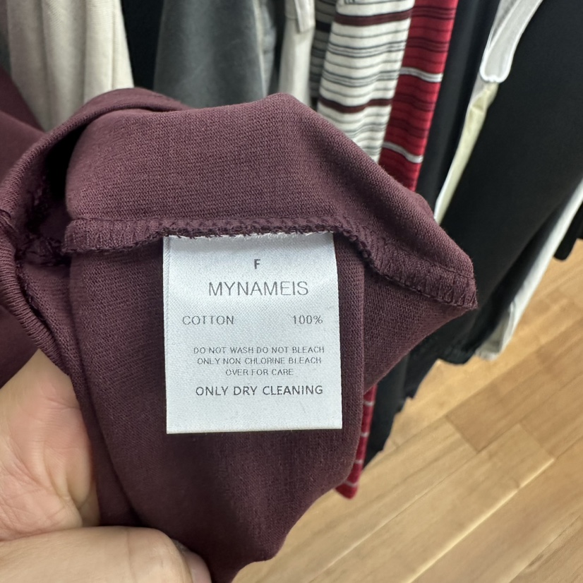 MYNAMEIS韓國直郵㊣女裝新品推薦熱賣人氣時尚休閑25春夏T恤MYNAMEIST恤