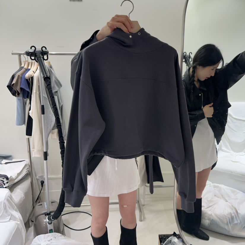AVECNOUS東大門代購女士新品人氣熱賣時尚職業25春夏休閑衛衣AVECNOUS衛衣圖色1