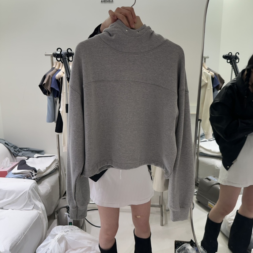 AVECNOUS東大門代購女士新品人氣熱賣時尚職業25春夏休閑衛衣AVECNOUS衛衣圖色2