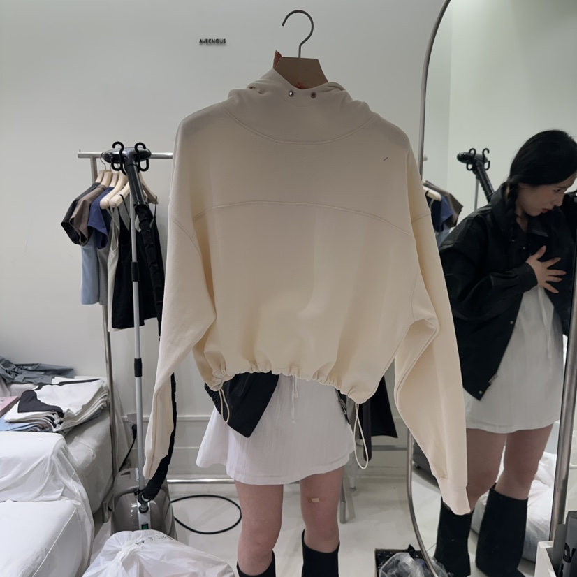 AVECNOUS東大門代購女士新品人氣熱賣時尚職業25春夏休閑衛衣AVECNOUS衛衣圖色3