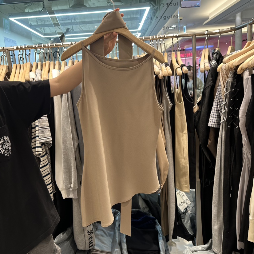 HONG.U東大門代購女士新品休閑職業推薦人氣25春夏吊帶背心HONG.U吊帶/背心