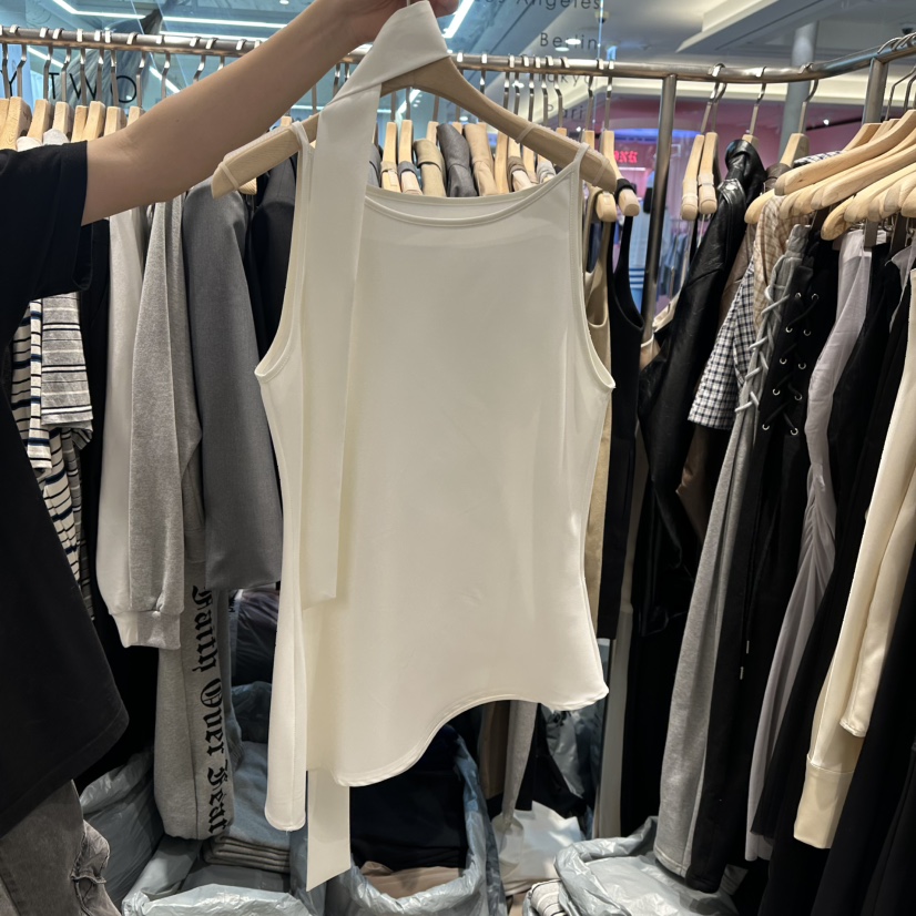 HONG.U東大門代購女士新品休閑職業推薦人氣25春夏吊帶背心HONG.U吊帶/背心圖色2