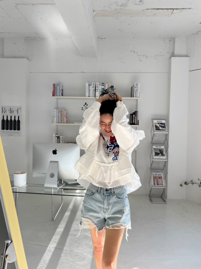 VAULT韓國直郵女士新品職業時尚推薦人氣熱賣真品休閑短褲寬松VAULT短褲