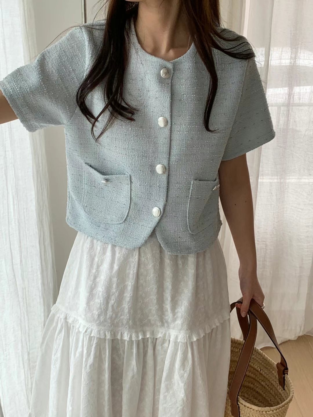 J.BLANG直郵韓國代購㊣女裝新款推薦休閑時尚職業25春夏夾克J.BLANG夾克圖色2