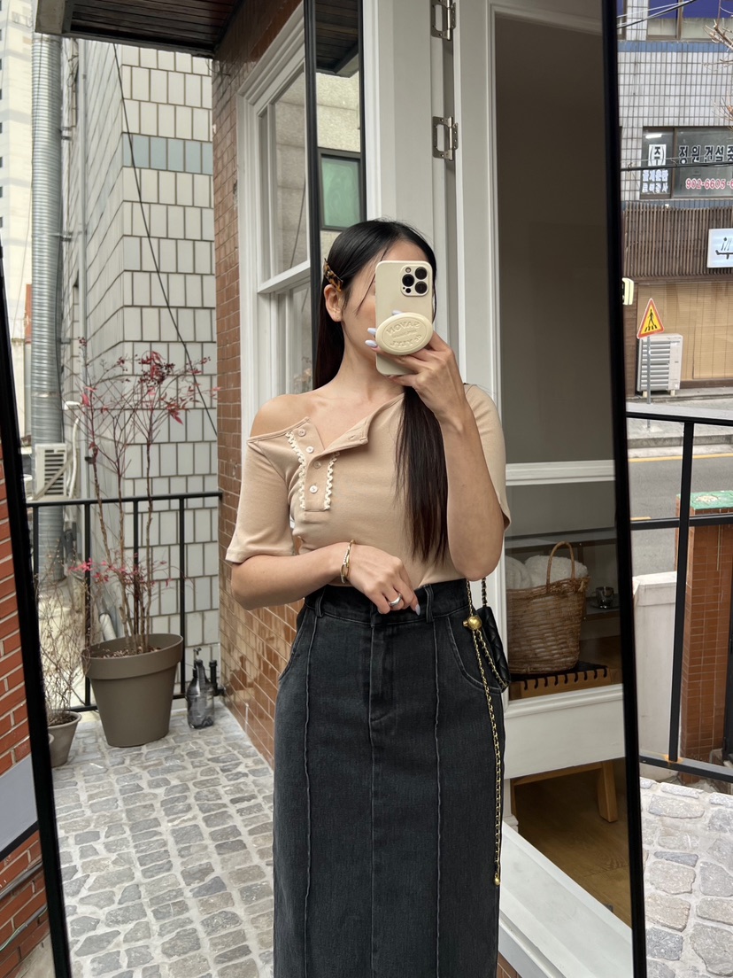 BOLD韓國直郵女士新品熱賣25春夏真品人氣時尚職業推薦休閑T恤BOLDT恤