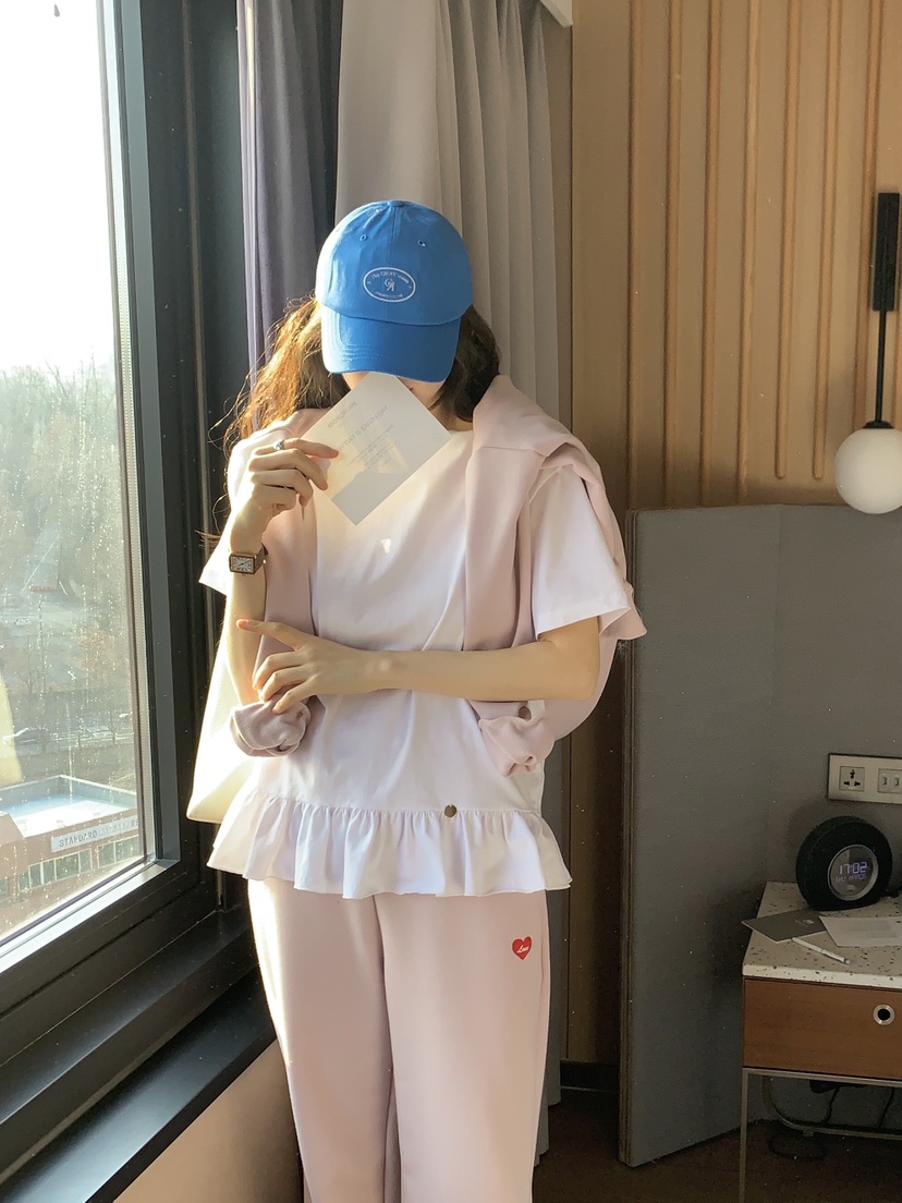 FORMSTUDIO東大門直郵女士新品25春夏真品休閑推薦T恤荷葉邊FORMSTUDIOT恤