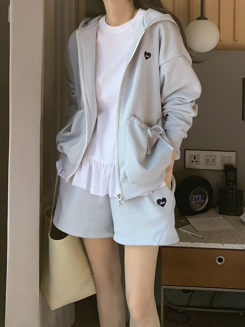FORMSTUDIO東大門實拍女裝新品推薦25春夏真品套裝口袋連帽FORMSTUDIO套裝