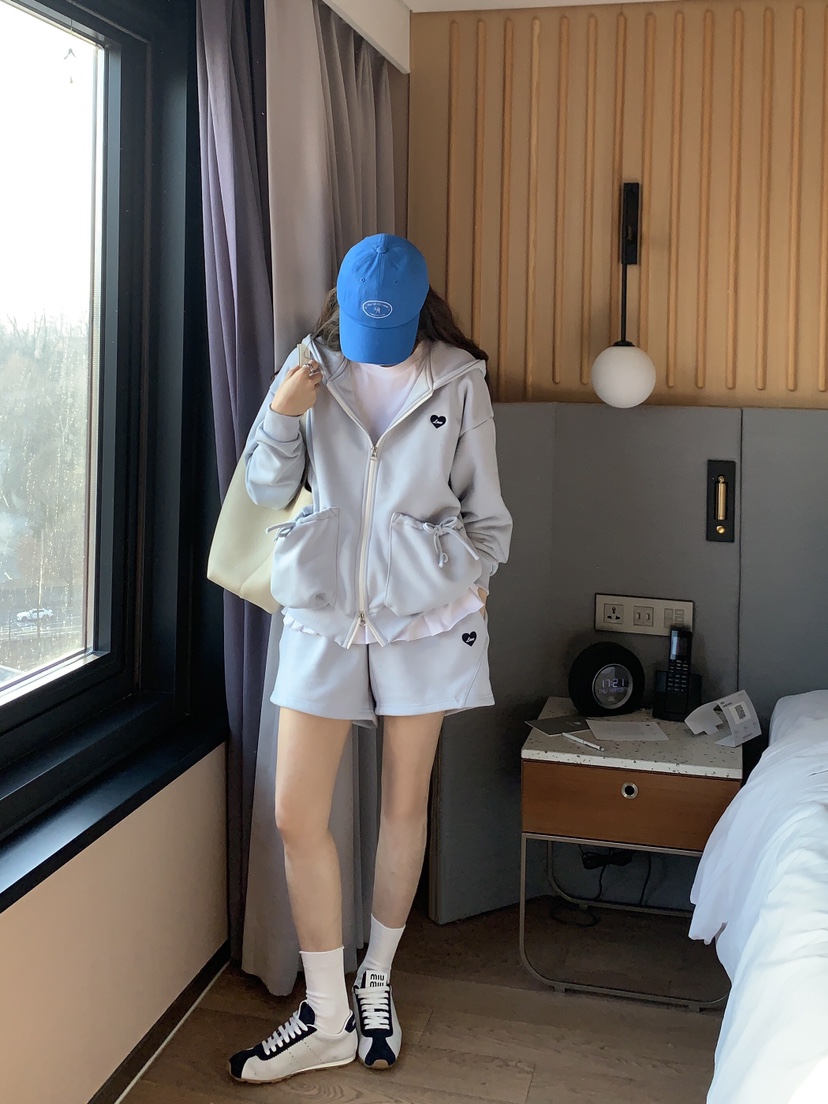 FORMSTUDIO東大門實拍女裝新品推薦25春夏真品套裝口袋連帽FORMSTUDIO套裝