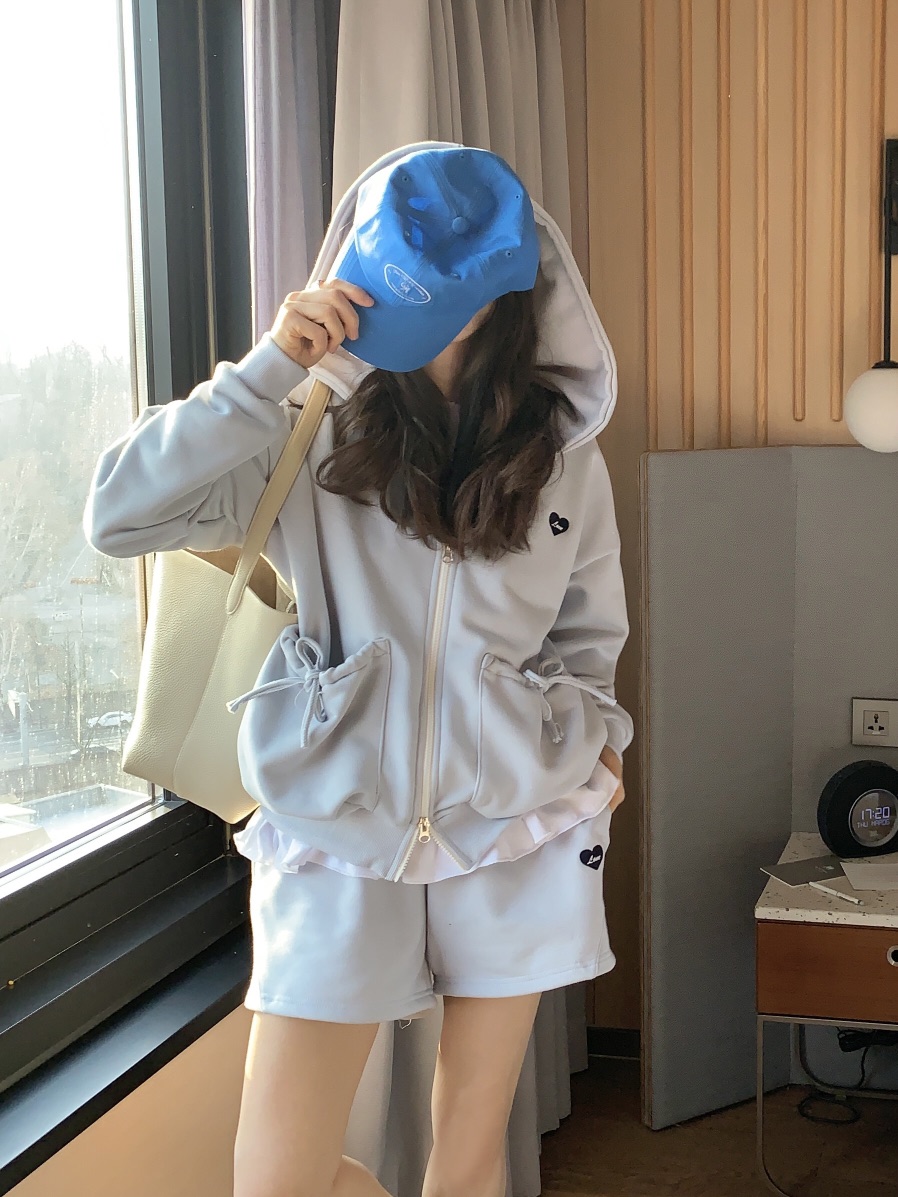 FORMSTUDIO東大門實拍女裝新品推薦25春夏真品套裝口袋連帽FORMSTUDIO套裝
