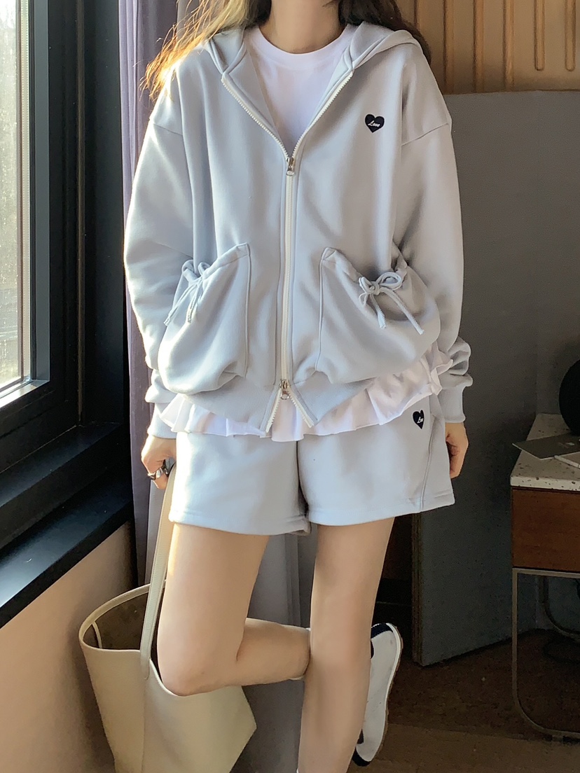 FORMSTUDIO東大門實拍女裝新品推薦25春夏真品套裝口袋連帽FORMSTUDIO套裝