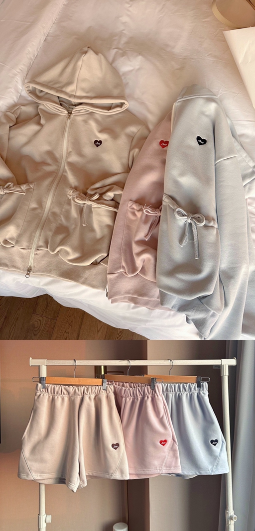 FORMSTUDIO東大門實拍女裝新品推薦25春夏真品套裝口袋連帽FORMSTUDIO套裝圖色2左二色