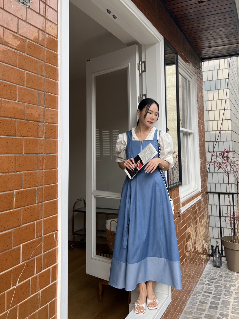 BOLD韓國代購女士新品職業人氣推薦真品25春夏休閑時尚連衣裙BOLD連衣裙